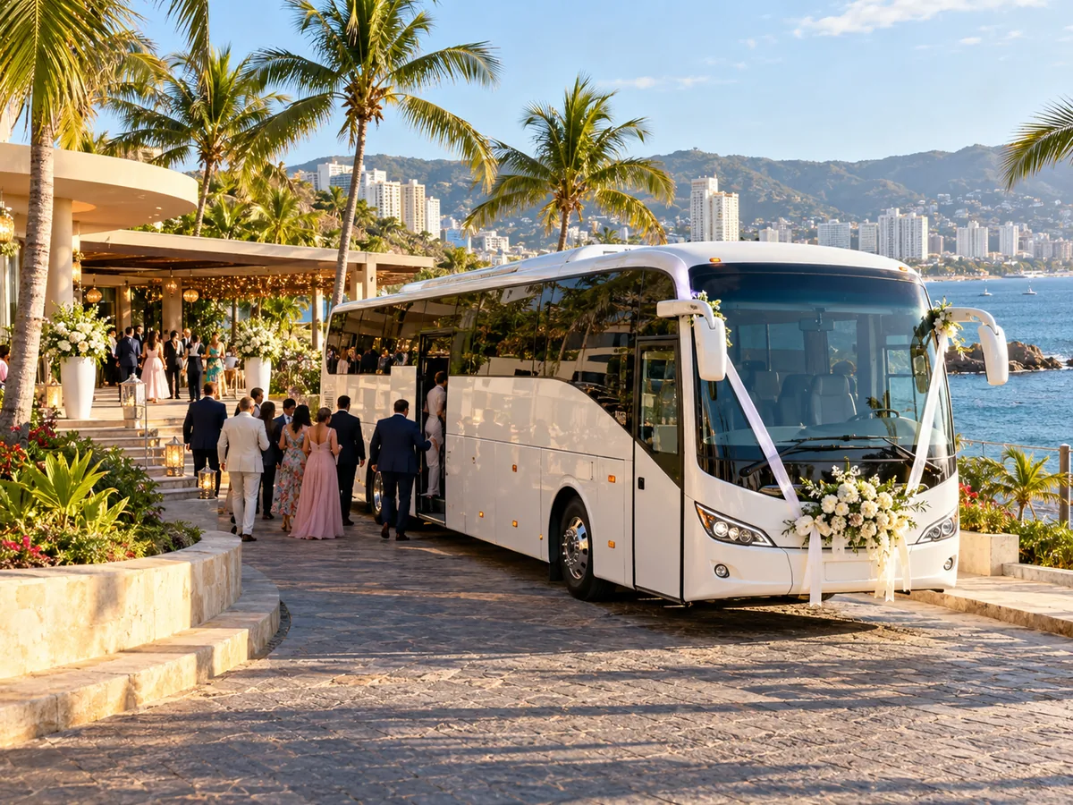 Wedding Bus Hire Acapulco